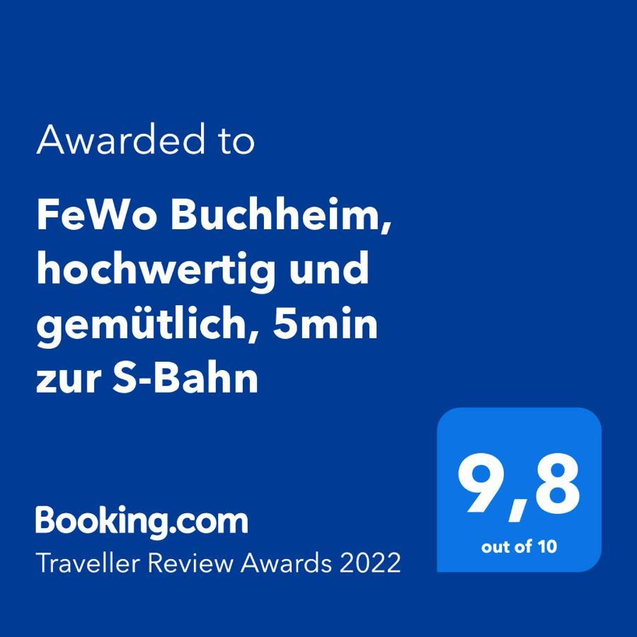 Fewo Buchheim, Hochwertig Und Gemuetlich, 5Min Zur S-Bahn ฮอปเปอการ์เทน ภายนอก รูปภาพ
